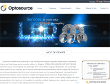 Tablet Screenshot of opto-source.com